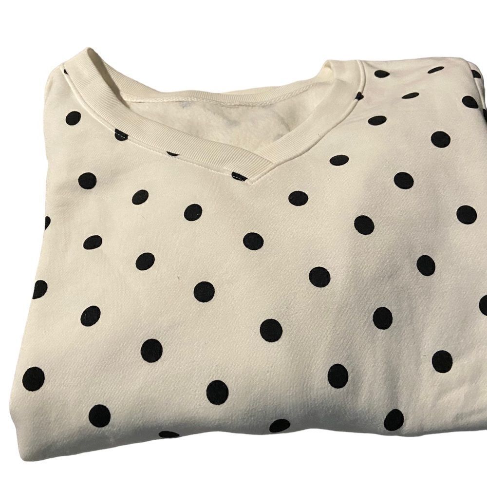 Kim Rogers size XXL polka dot sweatshirt excellent condition see oics